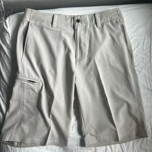Callaway Golf Shorts Men's Stretch 32 Media‎ Zipper Pocket Stone $78